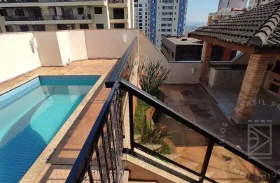Cobertura para venda ou locação 262m² 4 dormitórios com 2 suítes