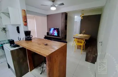 Apartamento locação, mobiliado, 2 quartos, 65m², 2 banheiros, 2 vagas - sjc
