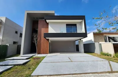 Sobrado novo com 3 suítes 371m² escritório, piscina, 4 vagas alphaville