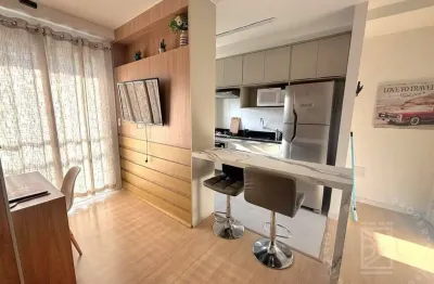 Apartamento studio para locação  36m²  mobiliado no jardim aquárius - sjc