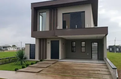Sobrado de alto padrão no vereda dos campos com suite master e área gourmet