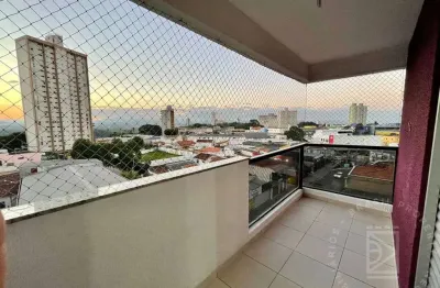 Apartamento à venda, 2 dormitórios, 1 suíte, 55m², varanda - centro, sjc