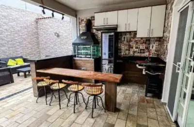 Sobrado com 4 suítes 1 master, 254m² com área gourmet completa - sjc