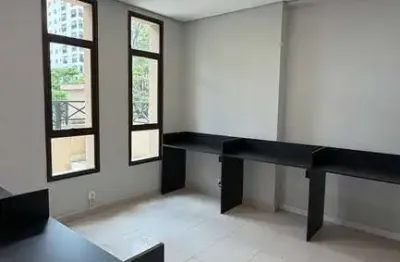 Locação de sala comercial com 49 m²,  sacada no jardim aquarius – sjc