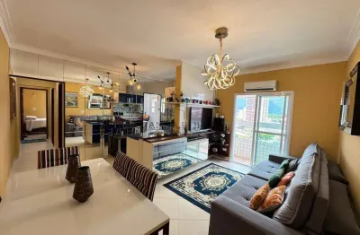 Apartamento para venda em praia grande, caiçara, 2 dormitórios, 1 suíte, 2 banheiros, 1 vaga
