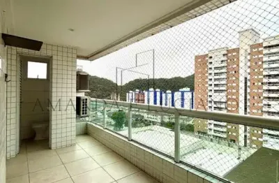 Apartamento para venda em praia grande, canto do forte, 2 dormitórios, 1 suíte, 3 banheiros, 2 vagas