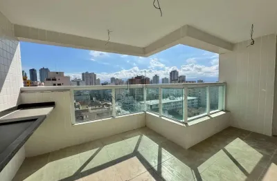 Apartamento para venda em praia grande, canto do forte, 2 dormitórios, 1 suíte, 2 banheiros, 1 vaga