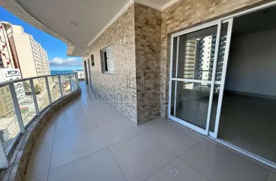 Apartamento para venda em praia grande, guilhermina, 3 dormitórios, 3 suítes, 4 banheiros, 1 vaga