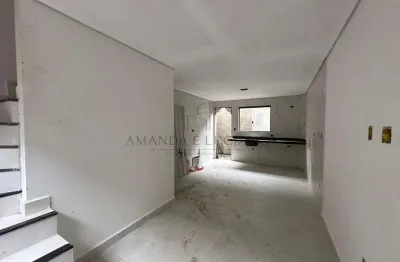 Casa em condomínio para venda em praia grande, caiçara, 2 dormitórios, 2 banheiros, 1 vaga
