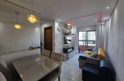 Apartamento para venda em praia grande, canto do forte, 2 dormitórios, 1 suíte, 2 banheiros, 2 vagas