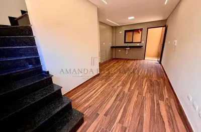 Casa em condomínio para venda em praia grande, maracanã, 2 dormitórios, 2 banheiros, 1 vaga