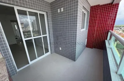 Apartamento para venda em praia grande, guilhermina, 1 dormitório, 1 suíte, 2 banheiros, 1 vaga