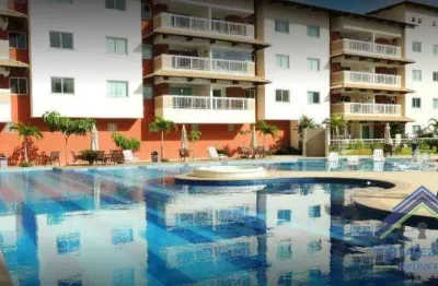 Apartamento com 3 dormitórios à venda, 76 m² por r$ 596.000,00 - porto das dunas - aquiraz/ce