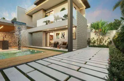 Casa com 4 dormitórios à venda, 152 m² por r$ 820.000,00 - jardim das oliveiras - fortaleza/ce