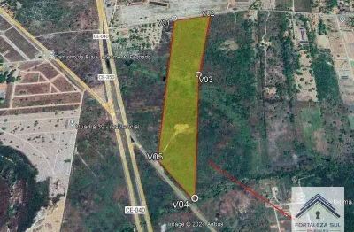 Terreno à venda, 15400 m² por r$ 1.200.000,00 - centro - cascavel/ce