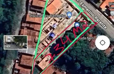 Terreno à venda na doutor esmerino parente, 150, cambeba, fortaleza por r$ 1.000.000
