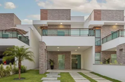 Casa em condomínio fechado com 4 quartos à venda na rua antônia sá e silva, 900, tamatanduba, eusébio por r$ 850.000