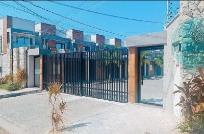 Casa em condomínio fechado com 3 quartos à venda na rua liberty, 1, timbu, eusébio por r$ 489.900