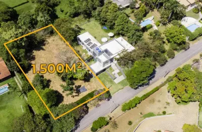 Terreno em condomínio fechado à venda na avenida nossa senhora das graças, ville chamonix, itatiba, 1500 m2 por r$ 610.000