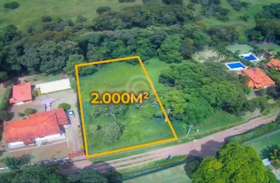 Terreno em condomínio fechado à venda na rodovia alkindar monteiro junqueira, capela do barreiro, itatiba, 2000 m2 por r$ 545.000