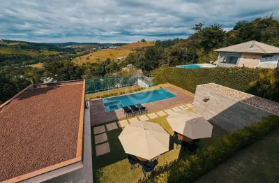 Casa em condomínio fechado com 5 quartos à venda na rua maria josé de brito panzarin, cachoeiras do imaratá, itatiba, 355 m2 por r$ 2.450.000