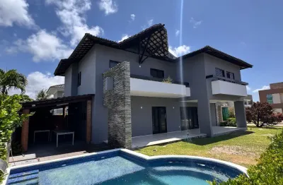 Intermares - #joãopessoa #paraiba . linda casa para alugar/vender no melhor condomínio fechado da região. 3 quartos sendo 3 suítes com closet e jacuzzi!