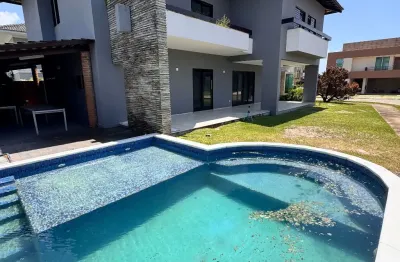 Intermares - #joãopessoa #paraiba . linda casa para alugar/vender no melhor condomínio fechado da região. 3 quartos sendo 3 suítes com closet e jacuzzi!