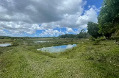 Vende-se sítio com criatório de peixes, casa principal e áreas de lazer