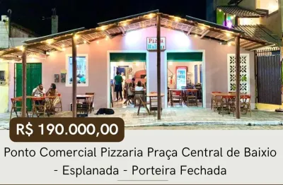 Repasse de ponto comercial – pizzaria na praça de baixio / esplanada