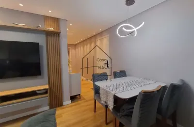 Apartamento 2 dormitórios com suíte, 57m² à venda - r$ 450.000,00 - residencial monte alegre granja