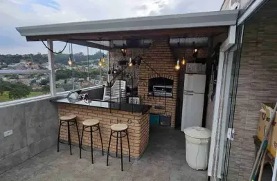 Apartamento com terraço à venda, empresarial colina, cajamar, sp