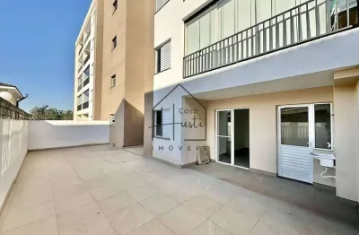 Apartamento garden 0km, térreo, disponível pra venda e locação, no condomínio residencial mônaco, e
