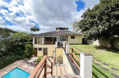 Casa com 4 quartos em condomínio à venda no quebra frascos - teresópolis -rj