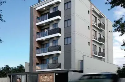 Residencial porto rei - apartamento com 63,21m² no centro de navegantes/sc à 60mts do mar