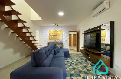 Linda cobertura a venda totalmente mobiliada com vista para o mar