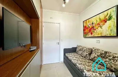 Loft todo decorado com varanda gourmet vista mar a venda na praia do perequê açu ubatuba sp