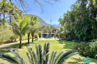 Casa alto padrão frente mar a venda com 5 suítes na praia dura ubatuba sp