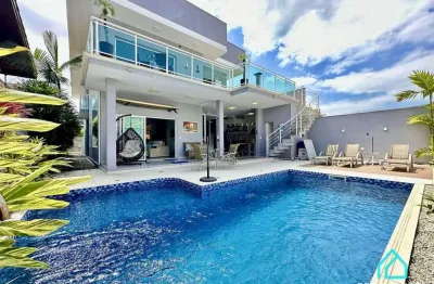 Linda casa a venda com 5 suítes em condomínio fechado na praia da lagoinha ubatuba sp