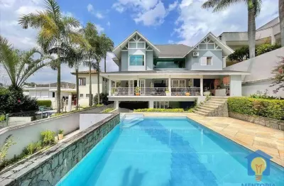 Casa com 4 suítes à venda, a.c 632 m² por r$ 2.790.000 - são paulo ii - cotia/sp