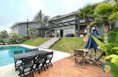 Casa com 4 suítes à venda, 463 m² por r$ 5.170.000 - granja viana - parque das artes - embu das artes/sp