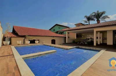 Casa com 4 suítes à venda, 600 m² por r$ 2.100.000 - parque dom henrique - cotia/sp