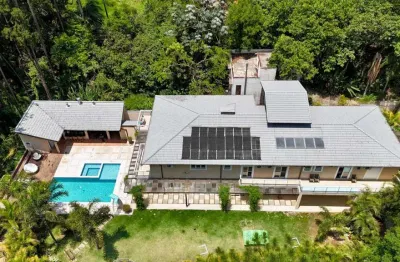 Casa com 5 suítes à venda, a.c 480 m² por r$ 2.970.000 - jardim barbacena - granja viana, cotia/sp