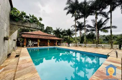 Chácara com 5 dorms para alugar, 1400 m² por r$ 8.400/mês - jardim itatiaia - centro, embu das artes/sp
