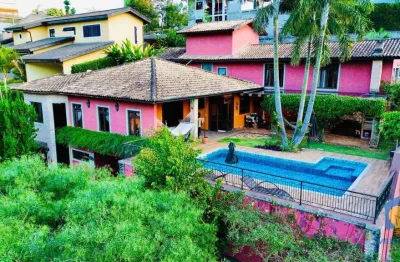 Casa com 3 3 suítes, 741 m² - venda por r$ 1.849.000 ou aluguel por r$ 14.000/mês - granja viana - parque das artes - embu das artes/sp
