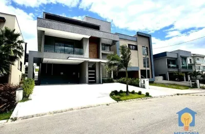 Casa com 5 suítes à venda, 430 m² por r$ 4.500.000 - granja viana - reserva santa maria - jandira/sp