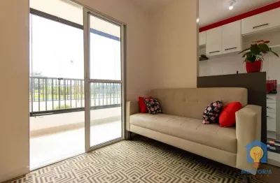 Apartamento com 2 dormitórios mobiliado à venda, 43 m² por r$ 310.000 - granja viana  jardim da glória - cotia/sp