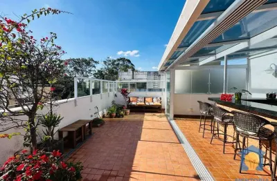 Cobertura com 3 dormitórios à venda, 183 m² por r$ 970.000,00 - granja viana - queluz vita - cotia/sp