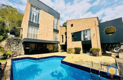 Casa com 6 dormitórios, 3.850 m² - venda por r$ 3.200.000 ou aluguel por r$ 10.000/mês - green valley - embu das artes/sp