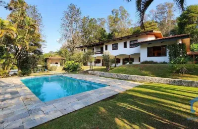 Casa com 4 dormitórios para alugar, 610 m² por r$ 18.000/mês - granja viana - palos verdes - cotia/sp