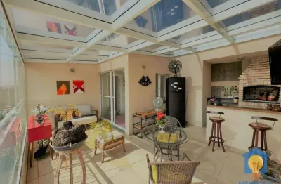 Cobertura duplex para alugar, 105 m² por r$ 3.890/mês - granja viana - cotia/sp